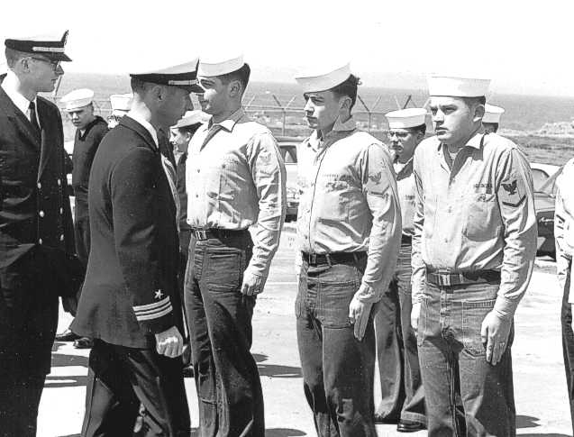 Frigid inspection at Argentia