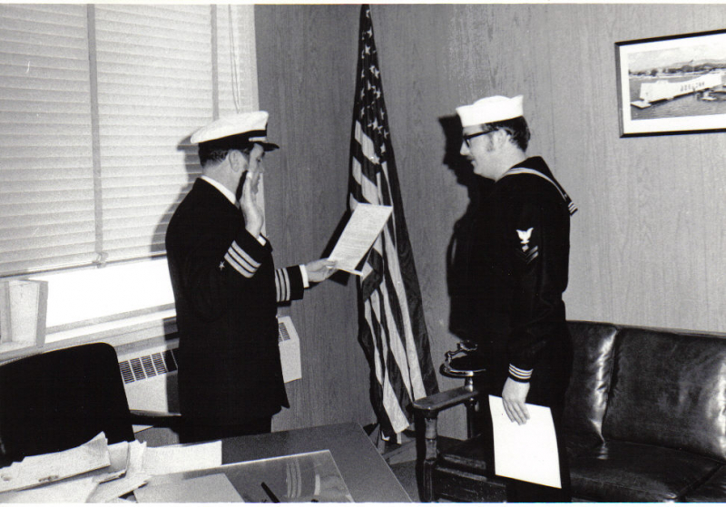 NavFac Argentia ETR2 Heizer Reenlistment Dec 1971-1