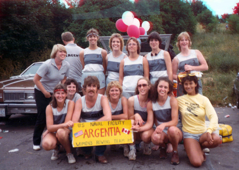 1984 USNAVFAC Argentia Womens Rowing Team