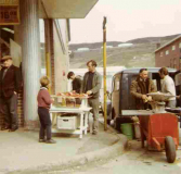 St. John's street vendor - 1970  (NavFac Argentia