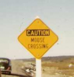 TCH actual road sign - June 1970