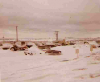 NavFac Argentia parking lot - Feb. 1971