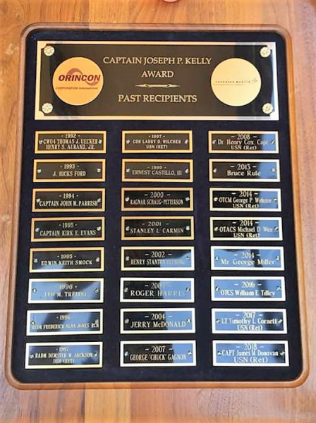 Captain Kelly Award 2018