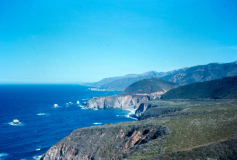 Big Sur coast looking north - Mar. 72