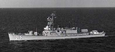 USS Hammerberg (ITASS) 1973