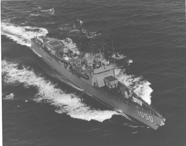 ANOTHER VIEW OF USS ALBERT DAVID (DE/FF-1050) TASS SHIP