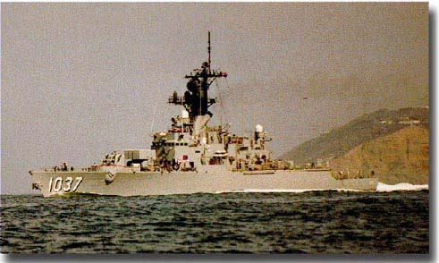 USS BRONSTEIN (DE/FF-1037) TASS SHIP