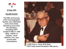 1996 Award Winner - LCDR Fred A. Jones RCN (Ret)