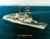 USS MERRILL (DD-976) TASS SHIP