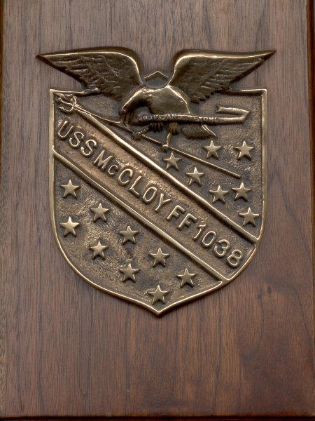 U.S.S. McCloy Plaque