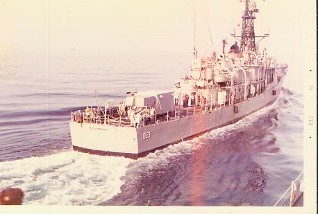 USS Courtney DE 1021 ITASS 1972